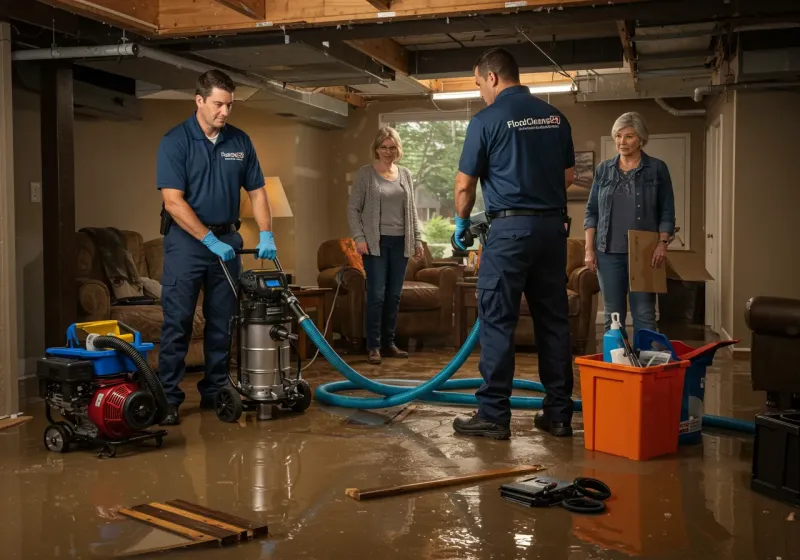 Basement Water Extraction and Removal Techniques process in Santa Anna, TX